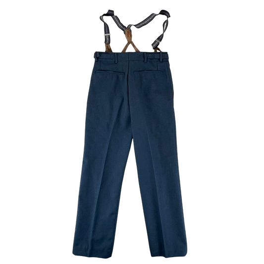 British Royal Air Force 1980's 1972 Pattern Trousers w/ Suspenders - W30 L29