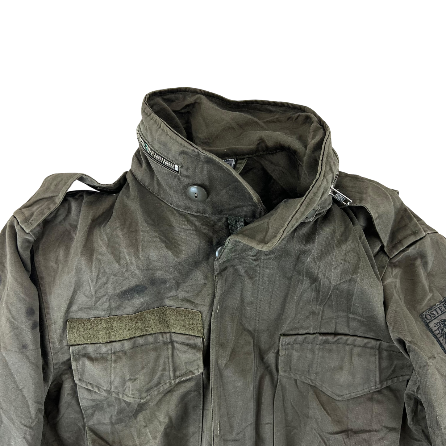 Austrian Army Olive Drab M65 Alpine Jacket - Medium 88-92 III/IV
