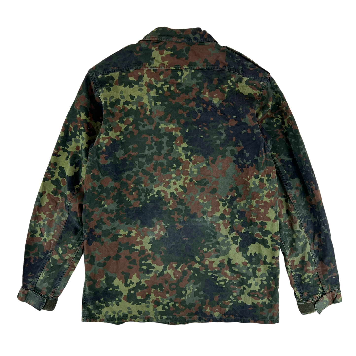 German Army Flecktarn Camouflage Long Sleeve Field Shirt - Medium