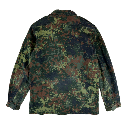 German Army Flecktarn Camouflage Long Sleeve Field Shirt - Medium