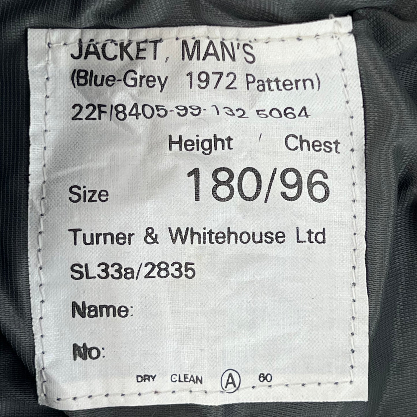 British Air Force RAF 72 Pattern GP Jacket - Medium 180/96