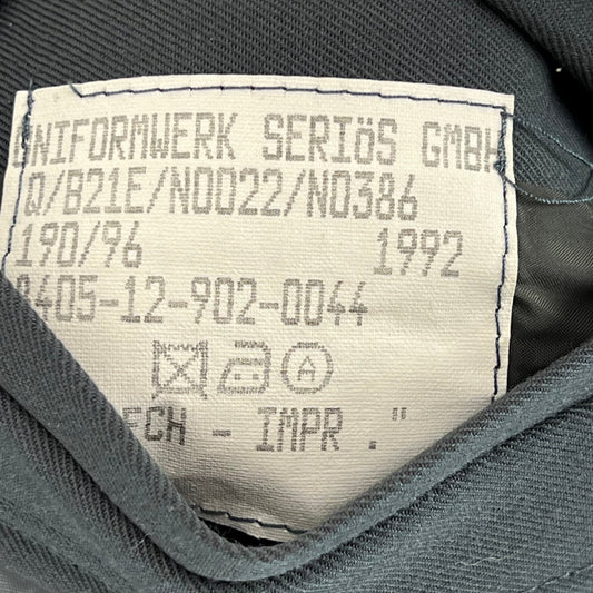 German Army Three-quarter Gabardine Greatcoat w/ Liner - Medium 190/96