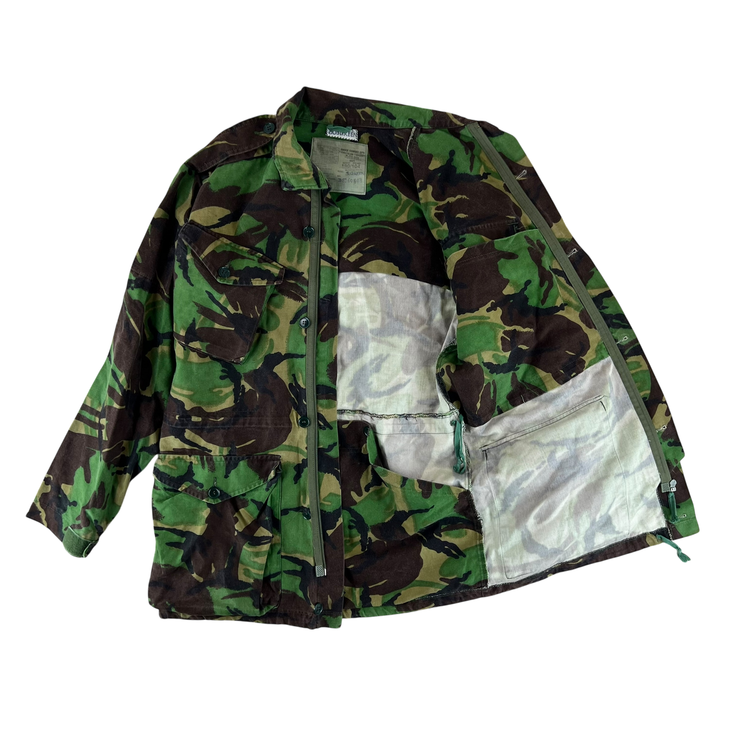 British Army 85 Pattern DPM Camouflage Combat Smock - Large 180/104