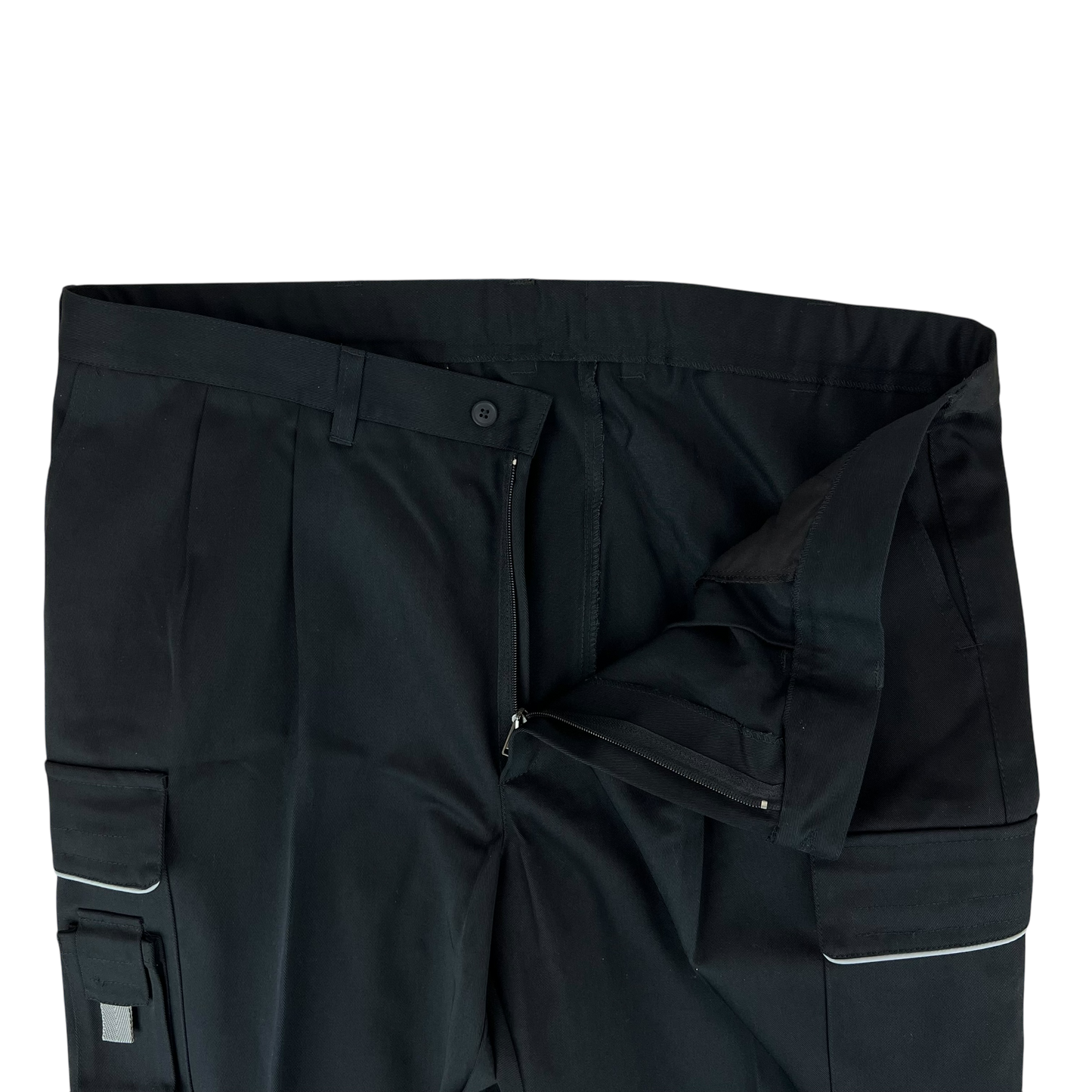 Finnish Navy M83 Black Work Trousers - W43 L33.5
