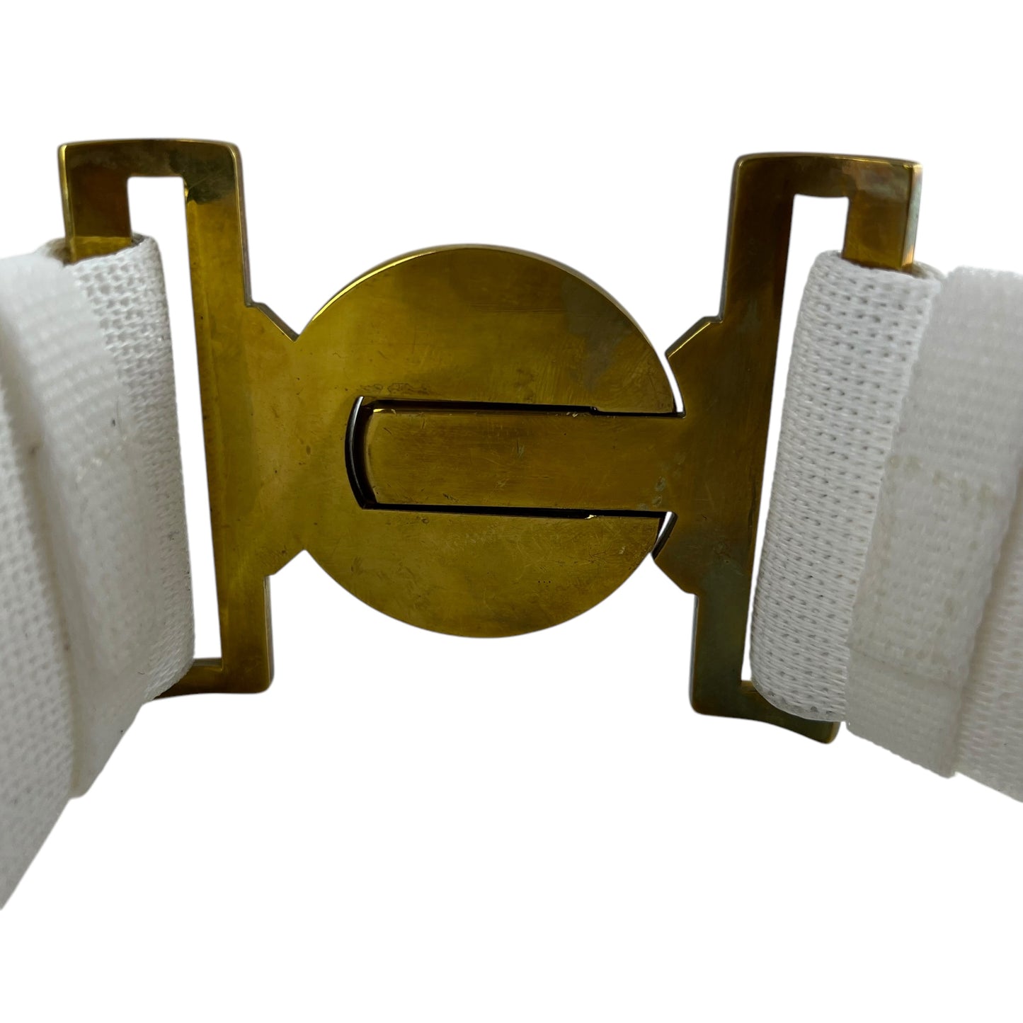 British Army Household Cavalry Officer's White Dress Belt - Medium