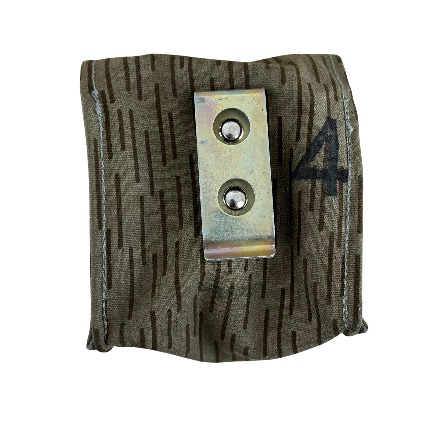 East German Army NVA DDR Strichmuster "Rain Drop" Camo Pouch