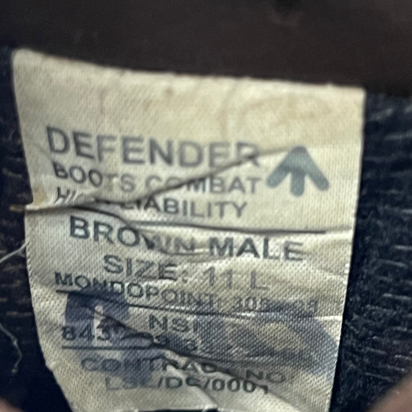 British Army Altberg Defender Brown Combat Boots - Size 11L