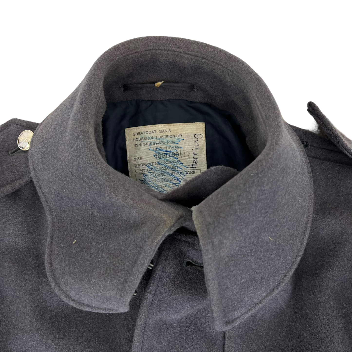 British Army Footguards Wool Greatcoat - Medium
