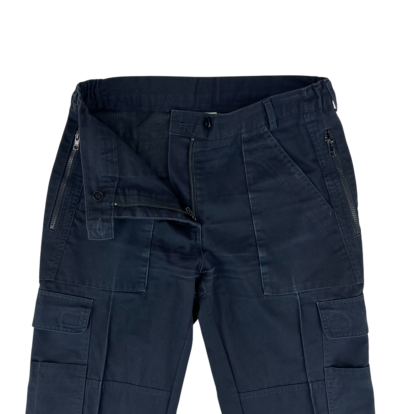 British Police Women's MoD Black Utility Trousers - W32 L28.5