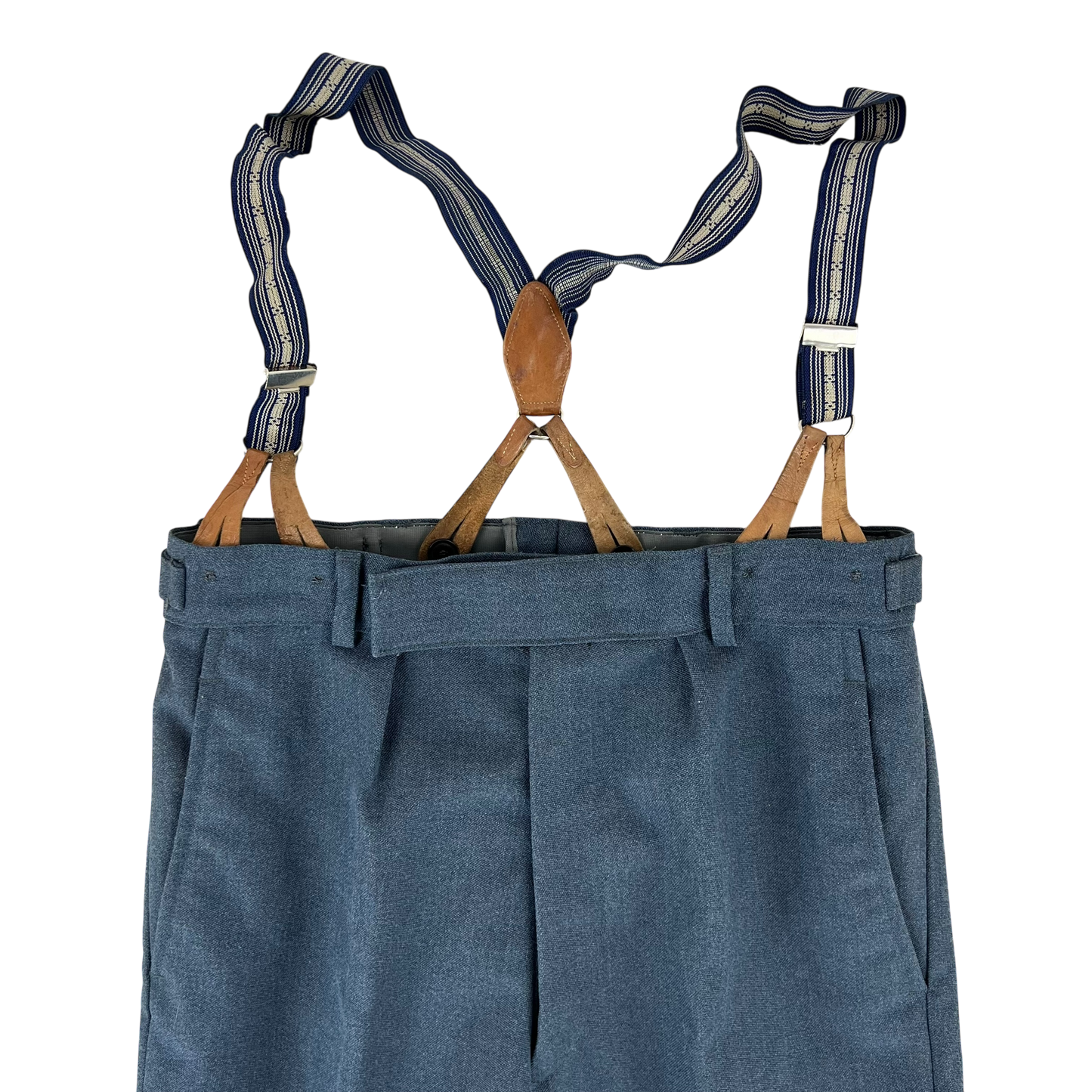 British Royal Air Force 1980's 1972 Pattern Trousers w/ Suspenders - W30 L29