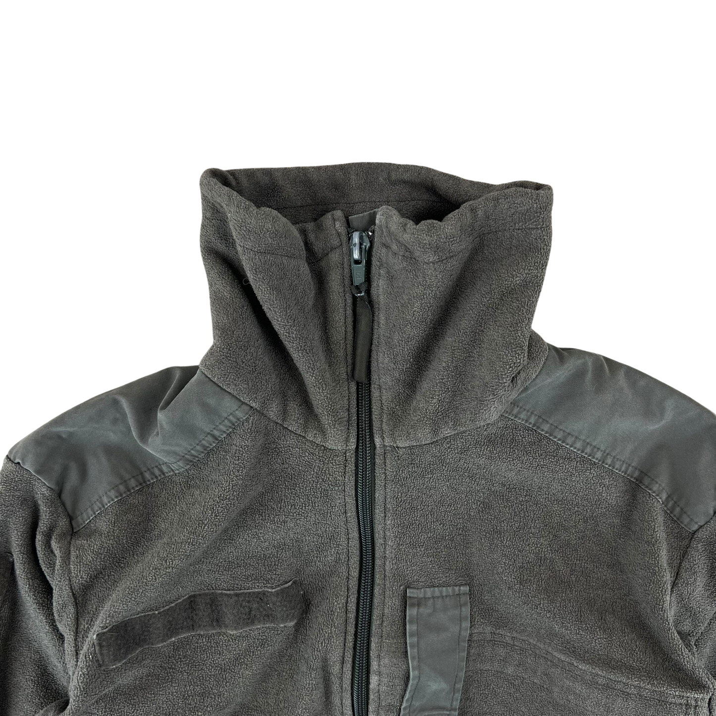 Austrian Army Olive Fleece Cardigan - Small 88-92 III/IV