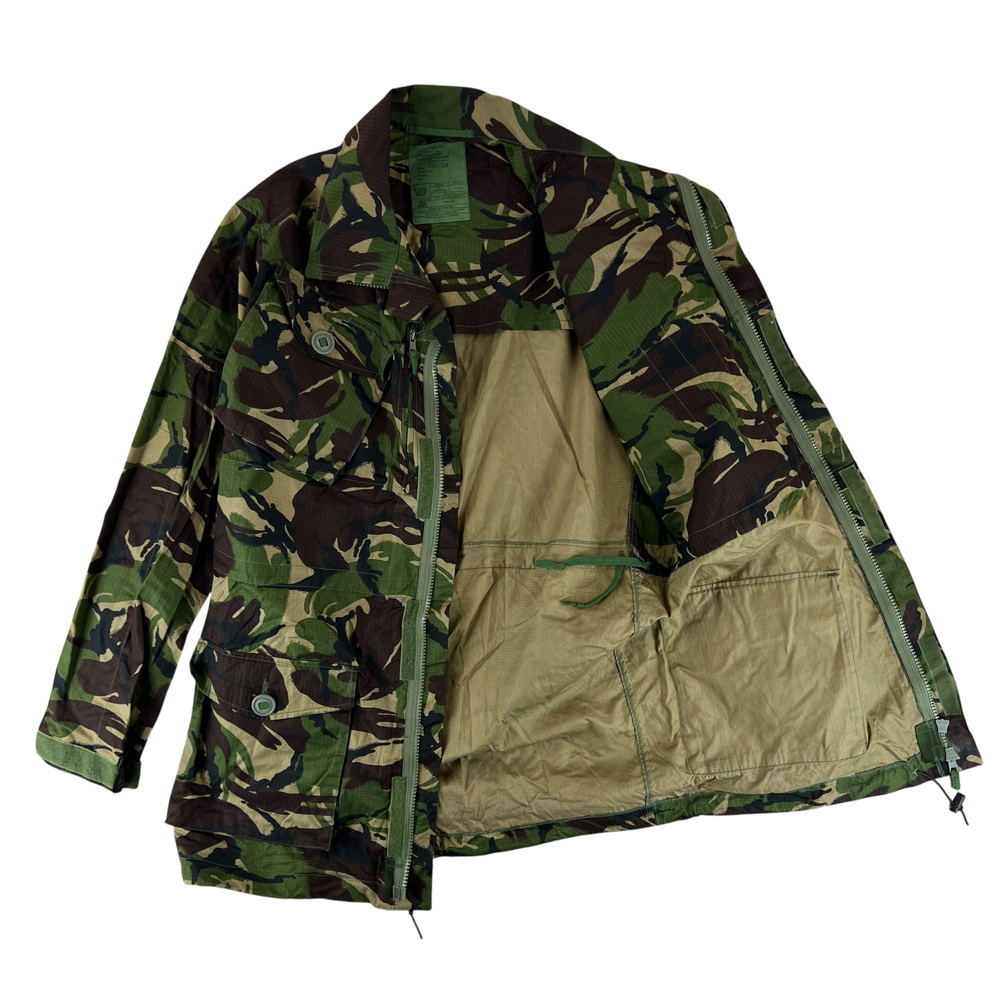 British Army S95 DPM Woodland Camo Ripstop Field Jacket - Large 190/104