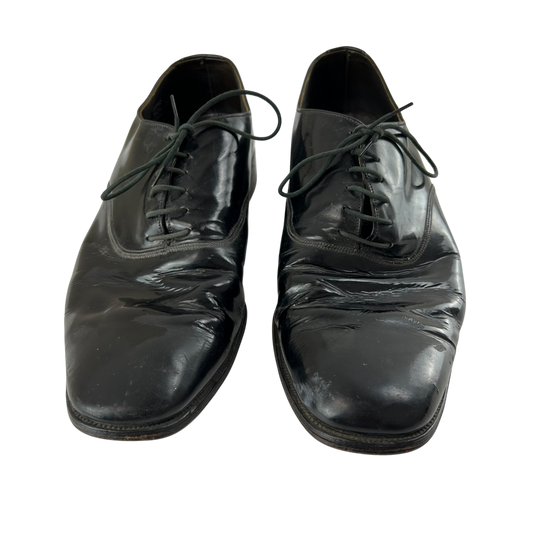 British RAF 70's Black Dress Shoes - Size 10