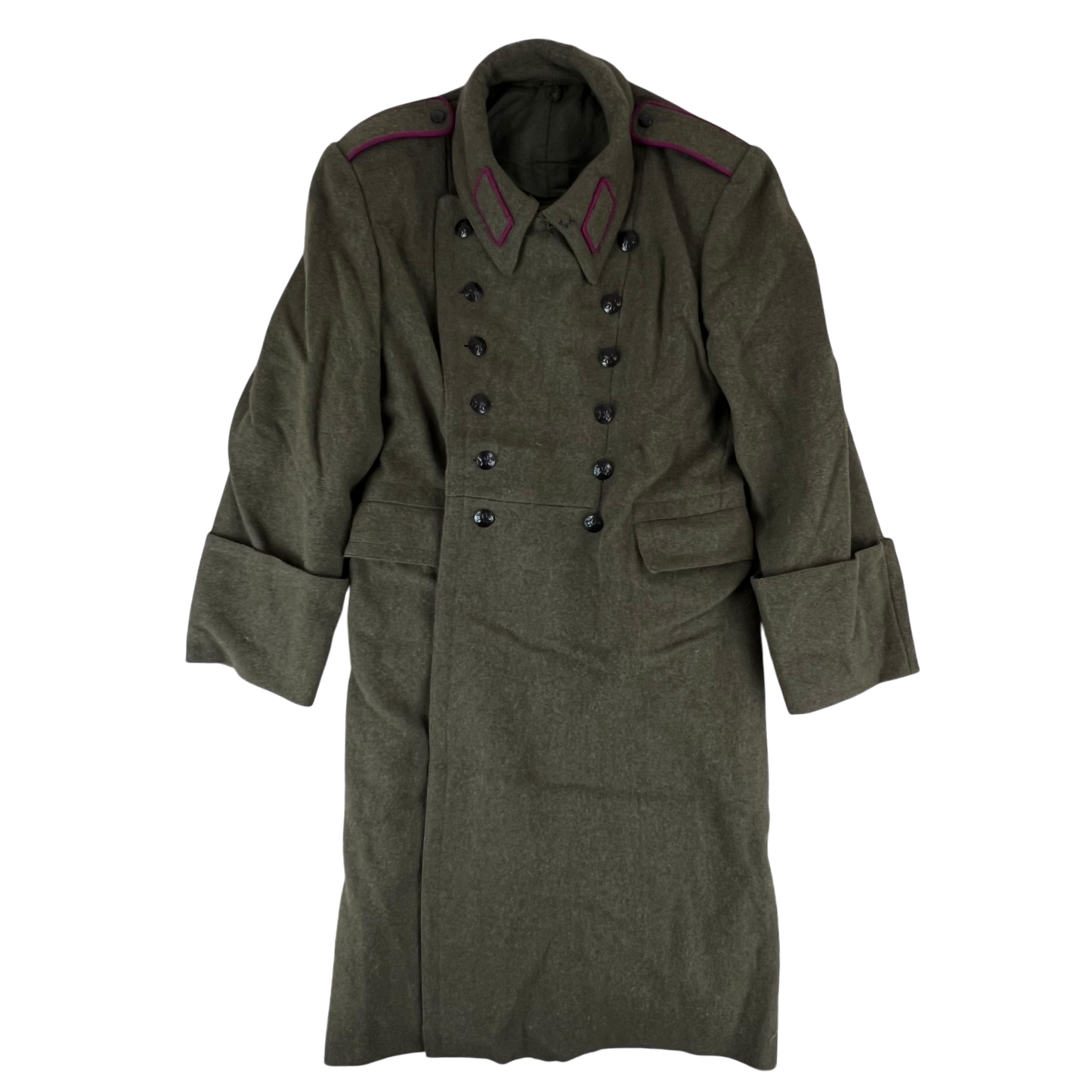 Bulgarian People's Army Khaki Wool Greatcoat - Medium