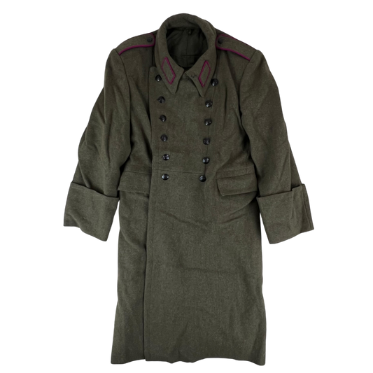 Bulgarian People's Army Khaki Wool Greatcoat - Medium