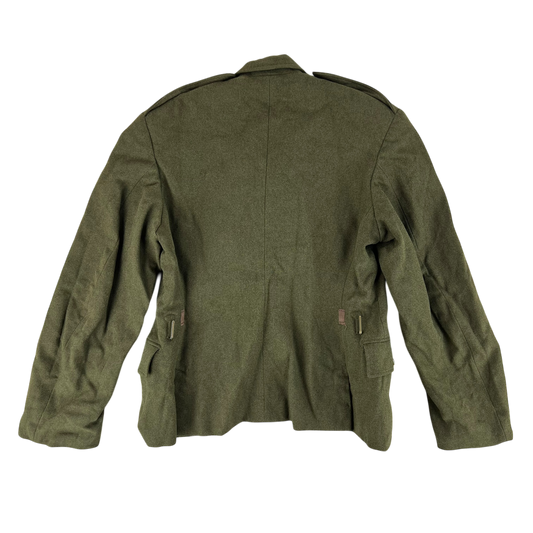 British Army No. 2 Dress Jacket Khaki 1962 Pattern Scottish - Queen's Own Highlanders - Medium SIZE 30