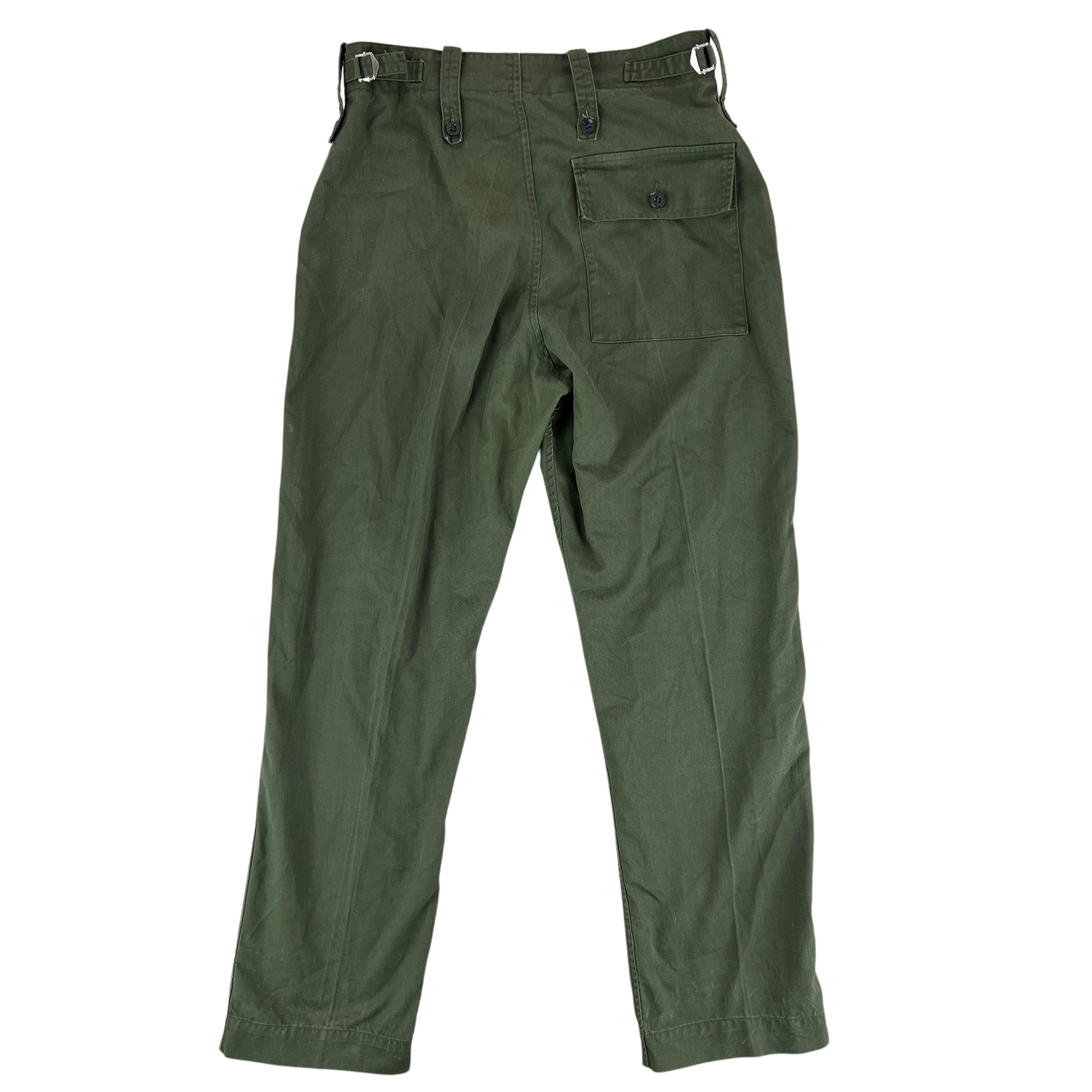 British Army Olive Green Fatigue Work Trousers - W31 L31