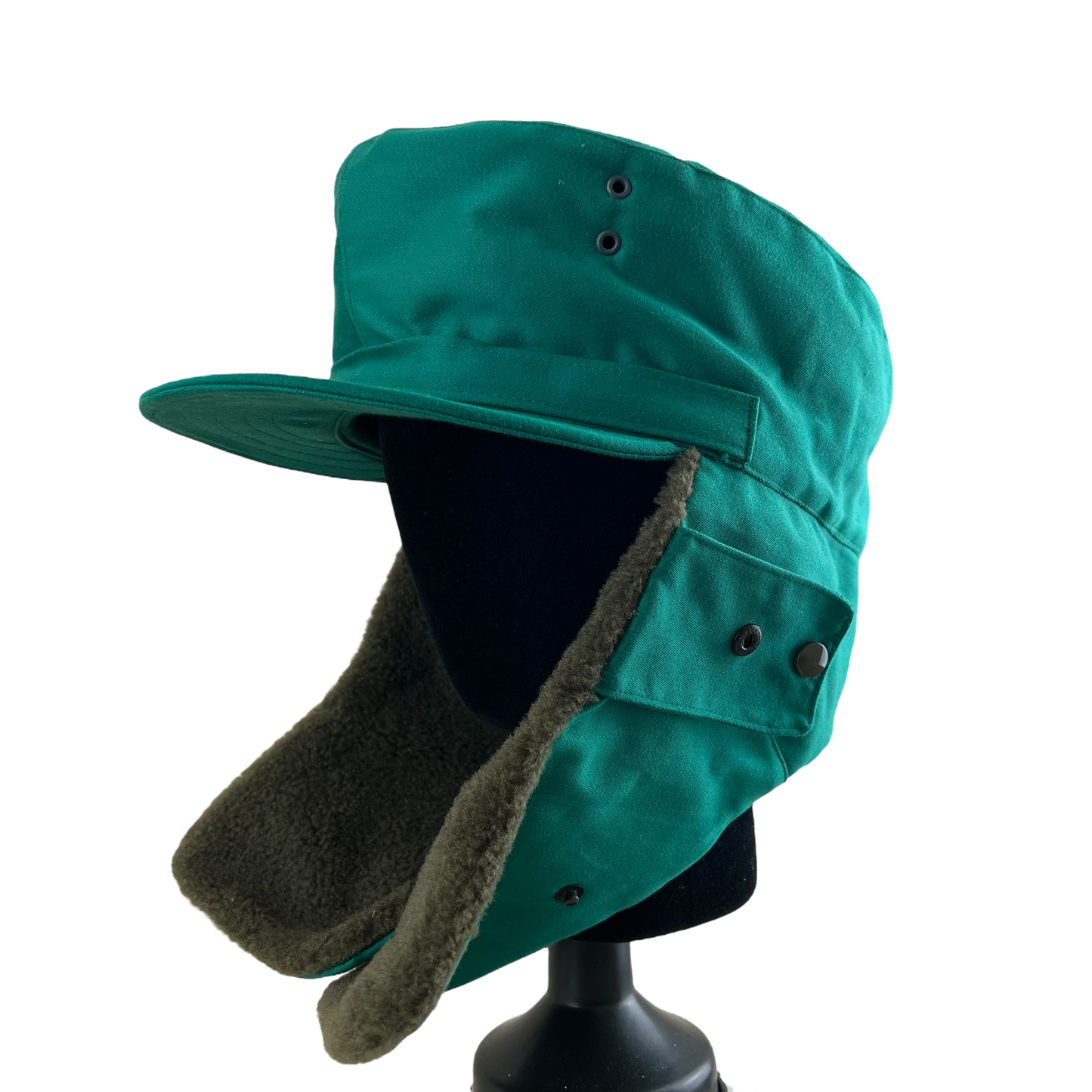 Austrian Army Green Cold Weather Winter Trapper Cap - Medium 58cm