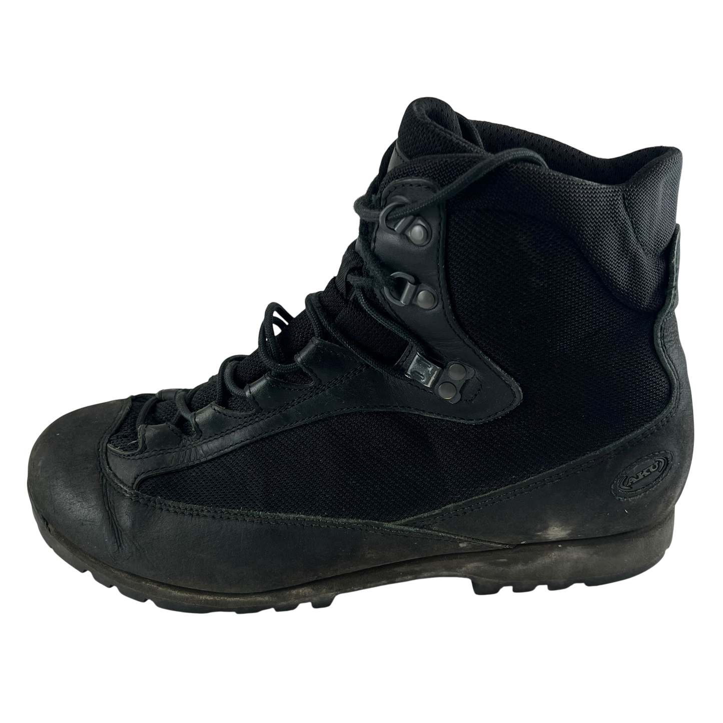 British Army AKU Black Combat Boots - Size 10M