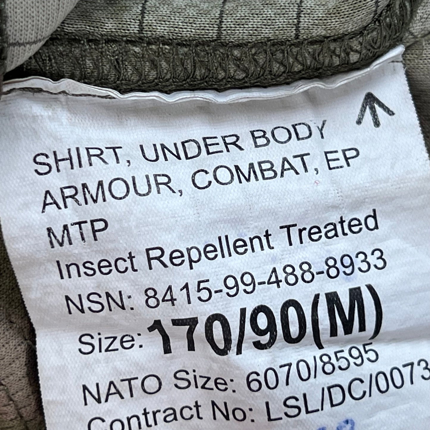 British Army MTP Camouflage MTP Body UBACS Combat Shirt - Medium