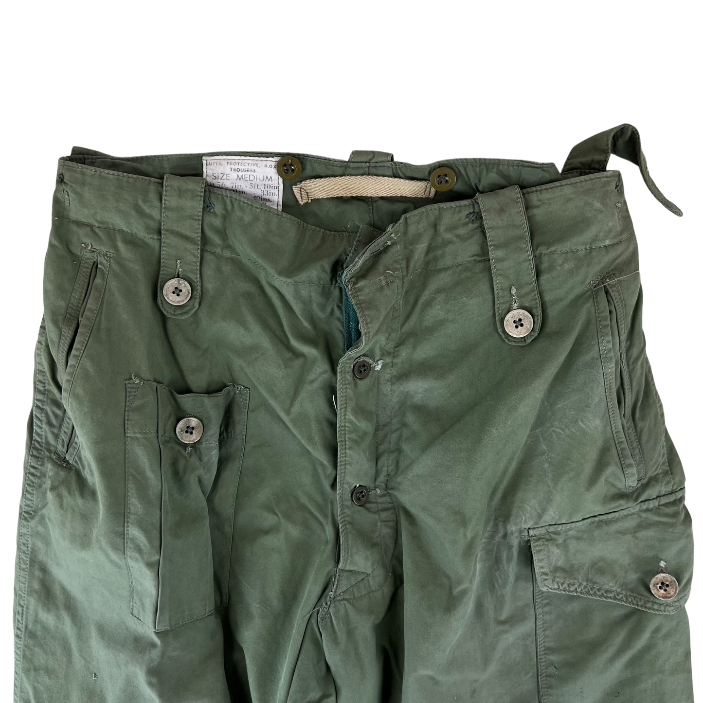 British Army Protective Trousers Royal Observer Corps 1953 - W33 L28.5