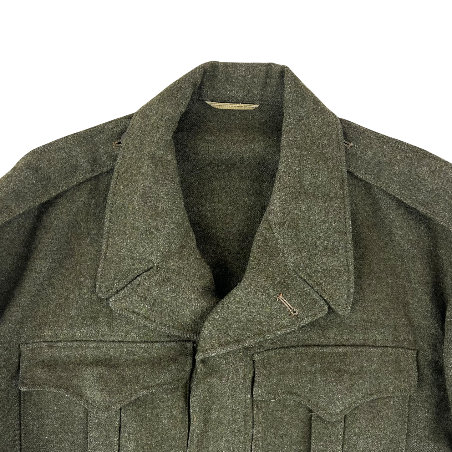 British Army 50s Khaki Ike Battle Dress Jacket - X Large