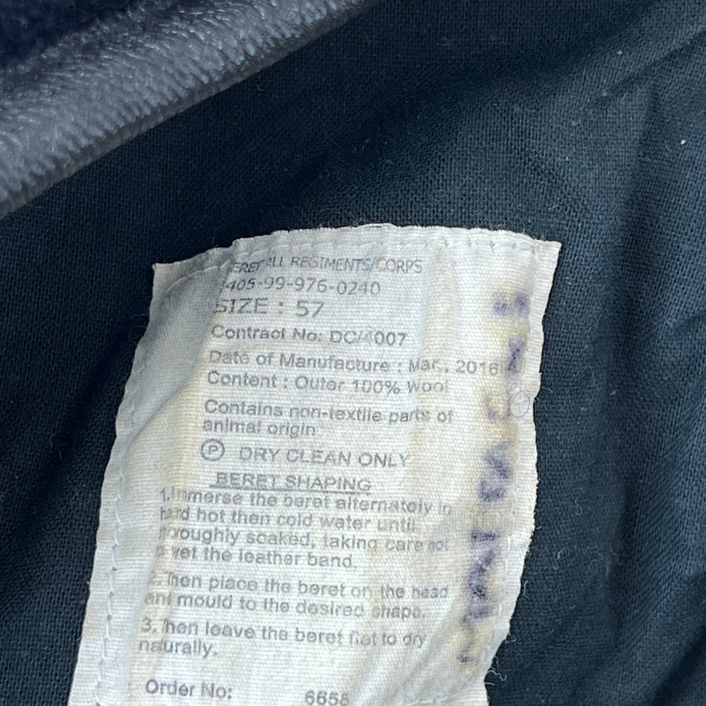 British Army Beret - Royal Army Medical Corps - Medium 57cm