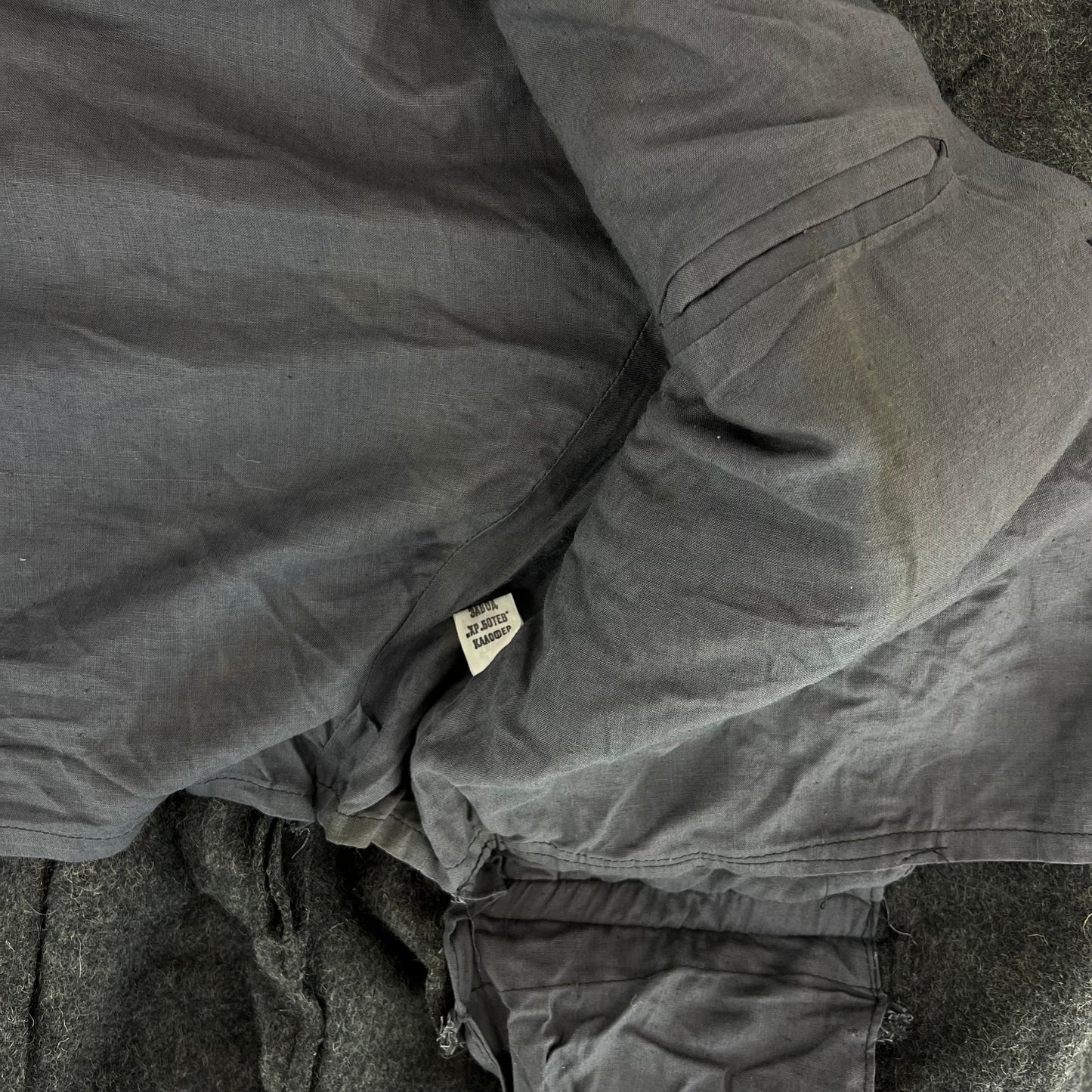 Bulgarian People's Army Grey Wool Greatcoat - Large