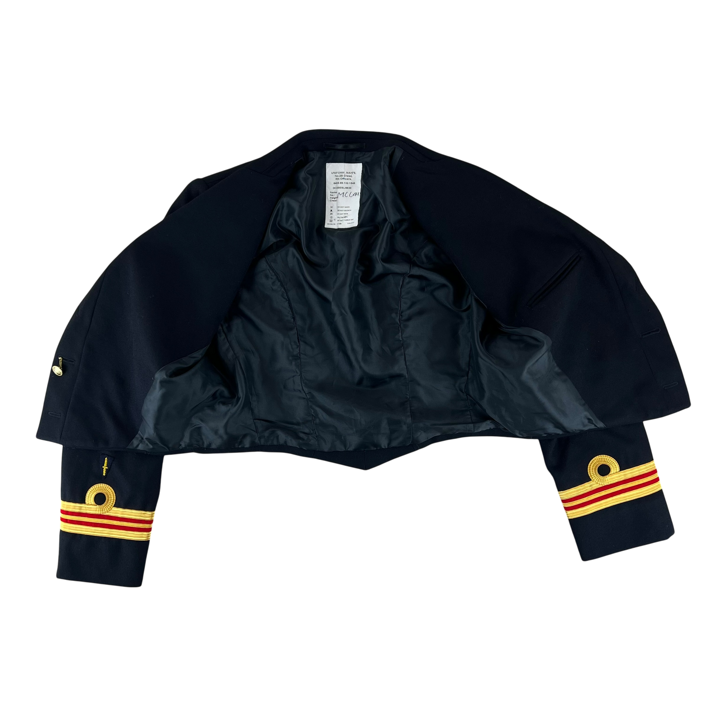 British Royal Navy No. 2B Mess Dress Jacket - Large