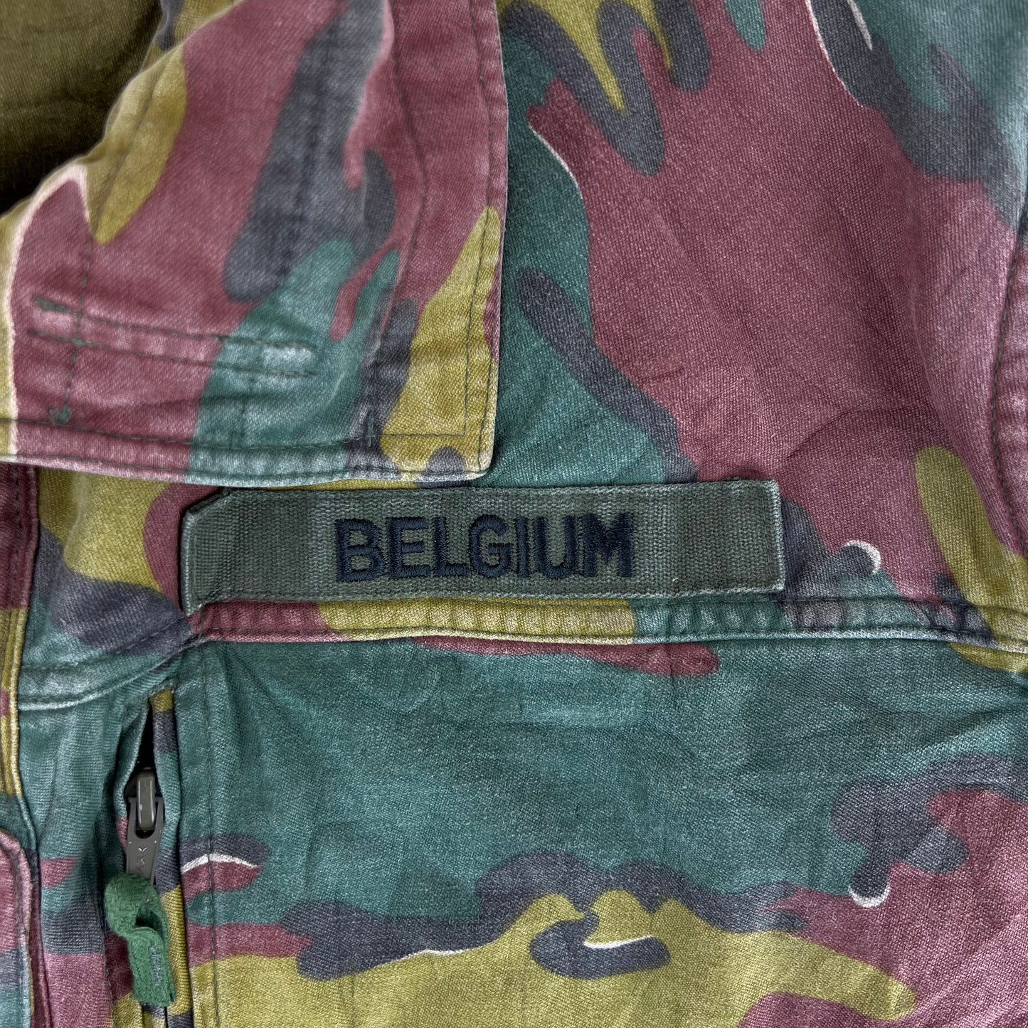 Belgian Army Jigsaw Camouflage Field Jacket - Large