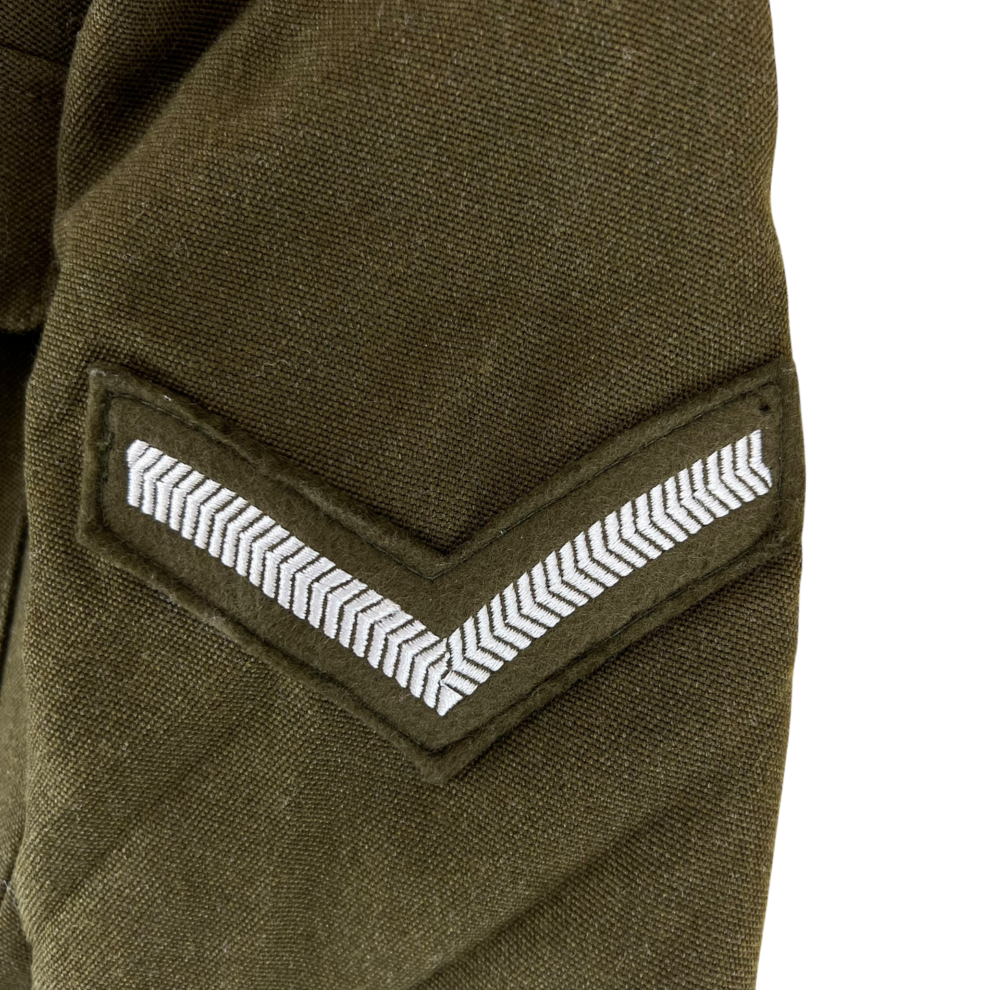 British Army Old Pattern No. 2 Olive Green Dress Jacket - Duke of Lancaster's Regiment - Small 176/88