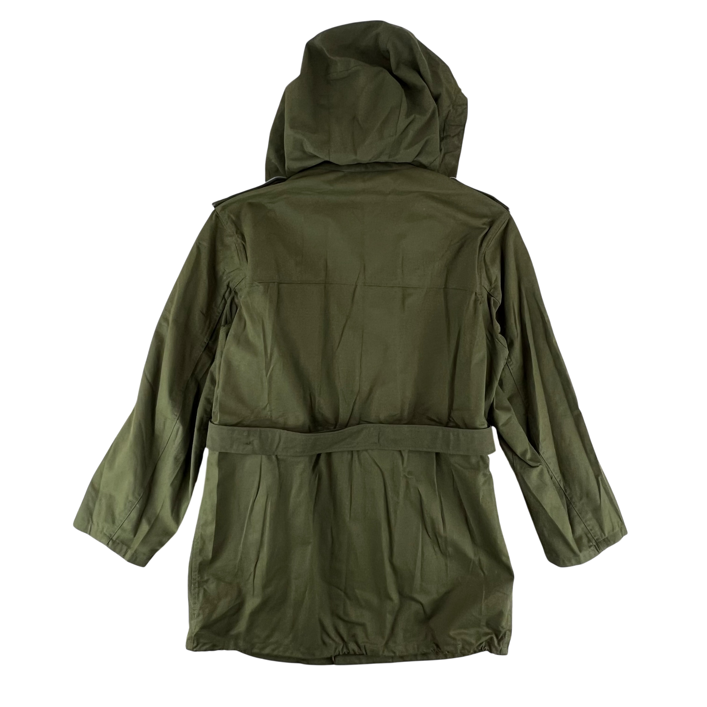 Czechoslovak Army M85 Field Parka Olive Green w/ Belt - Large