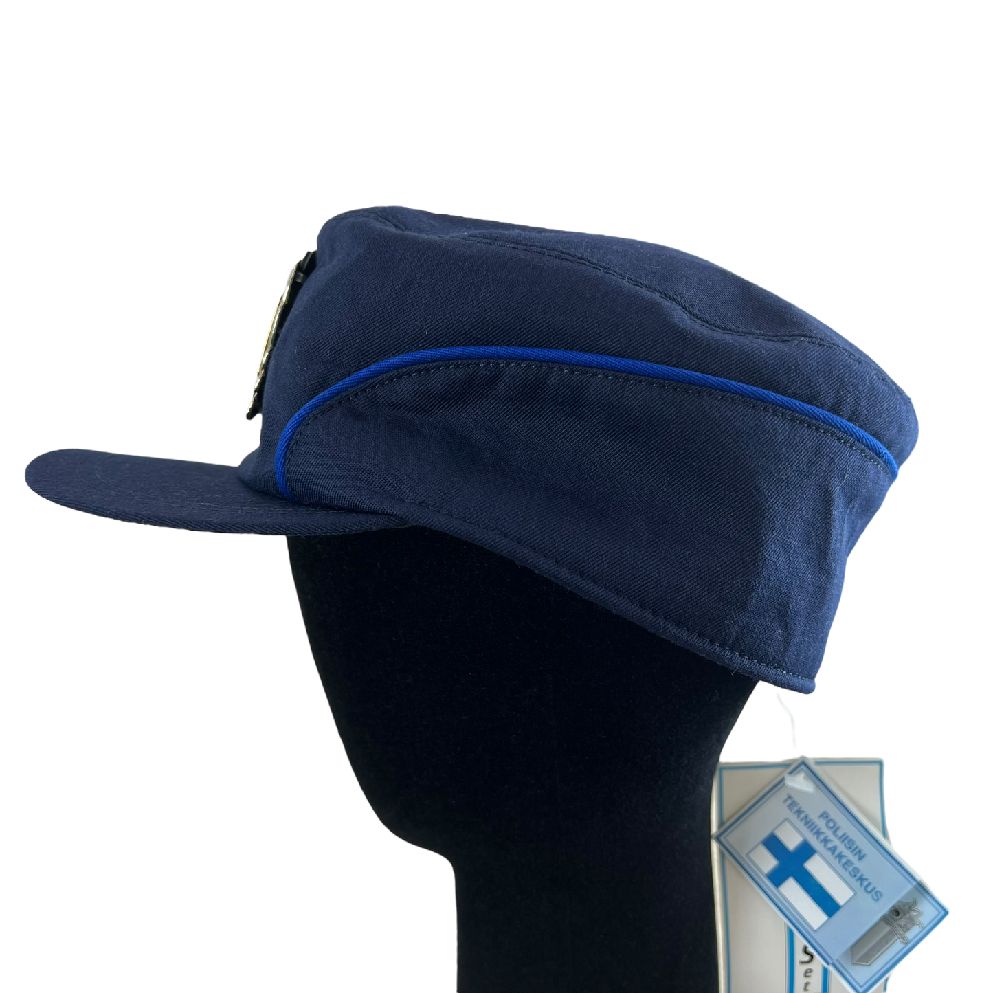 Finnish Police Summer Cap w/ Badge - Medium 57cm