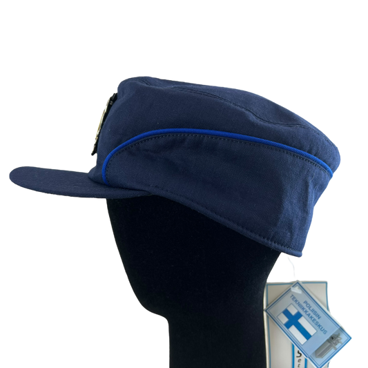 Finnish Police Summer Cap w/ Badge - Medium 57cm
