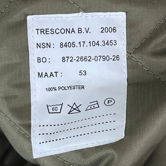 Dutch Army VT Parka Cold Weather Jacket Liner - X Large