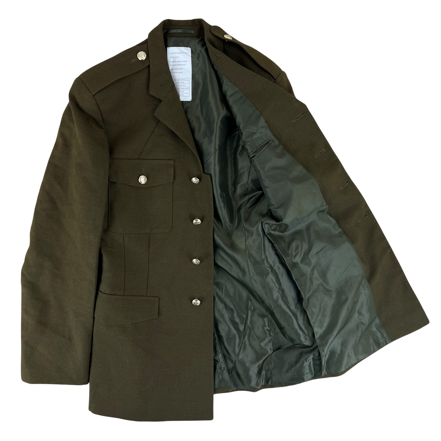 British Army Old Pattern No. 2 Khaki Green Dress Jacket - RLC - Medium