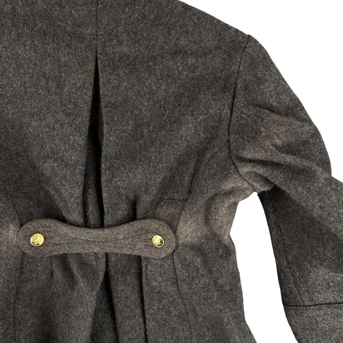 Soviet Red Army Brown Wool Greatcoat - Medium