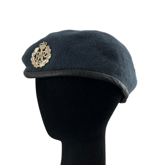 British RAF Beret w/ Badge - Large 59cm