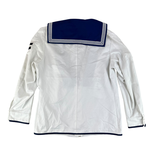 British Royal Navy Class II White Jumper Sailor's Top - X Large 182/116