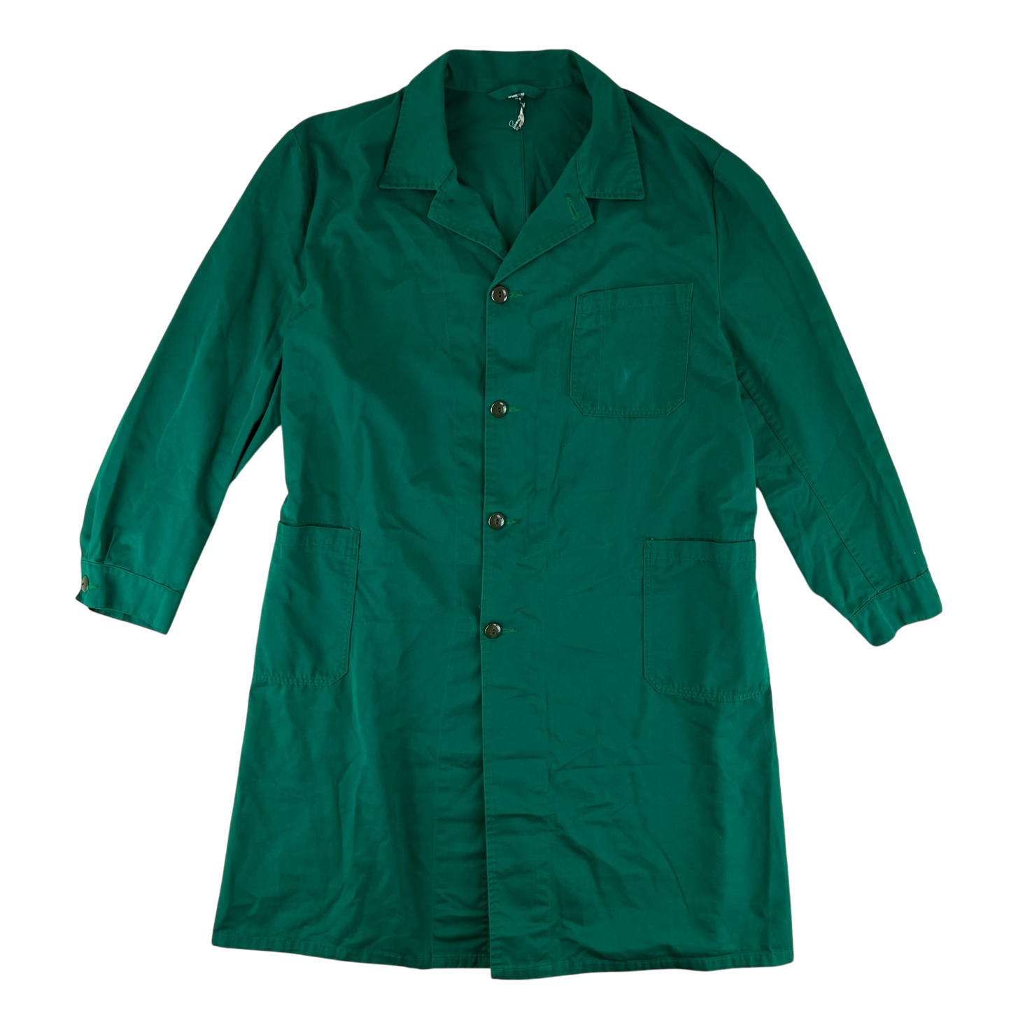 Austrian Army Green Blue Chore Coat - X Large 112-116 III/IV