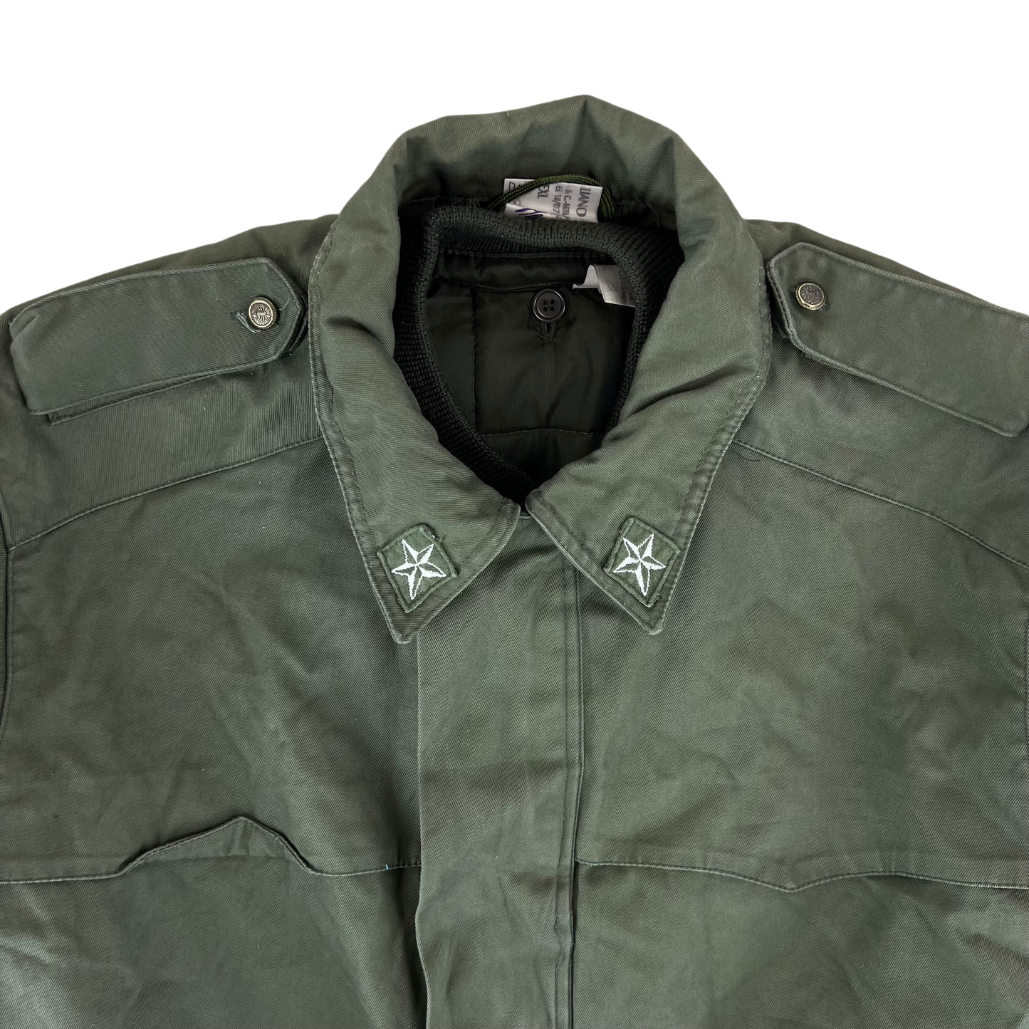 Italian Army Roma 75 Olive Green Drab Parka w/ Winter Liner - Medium