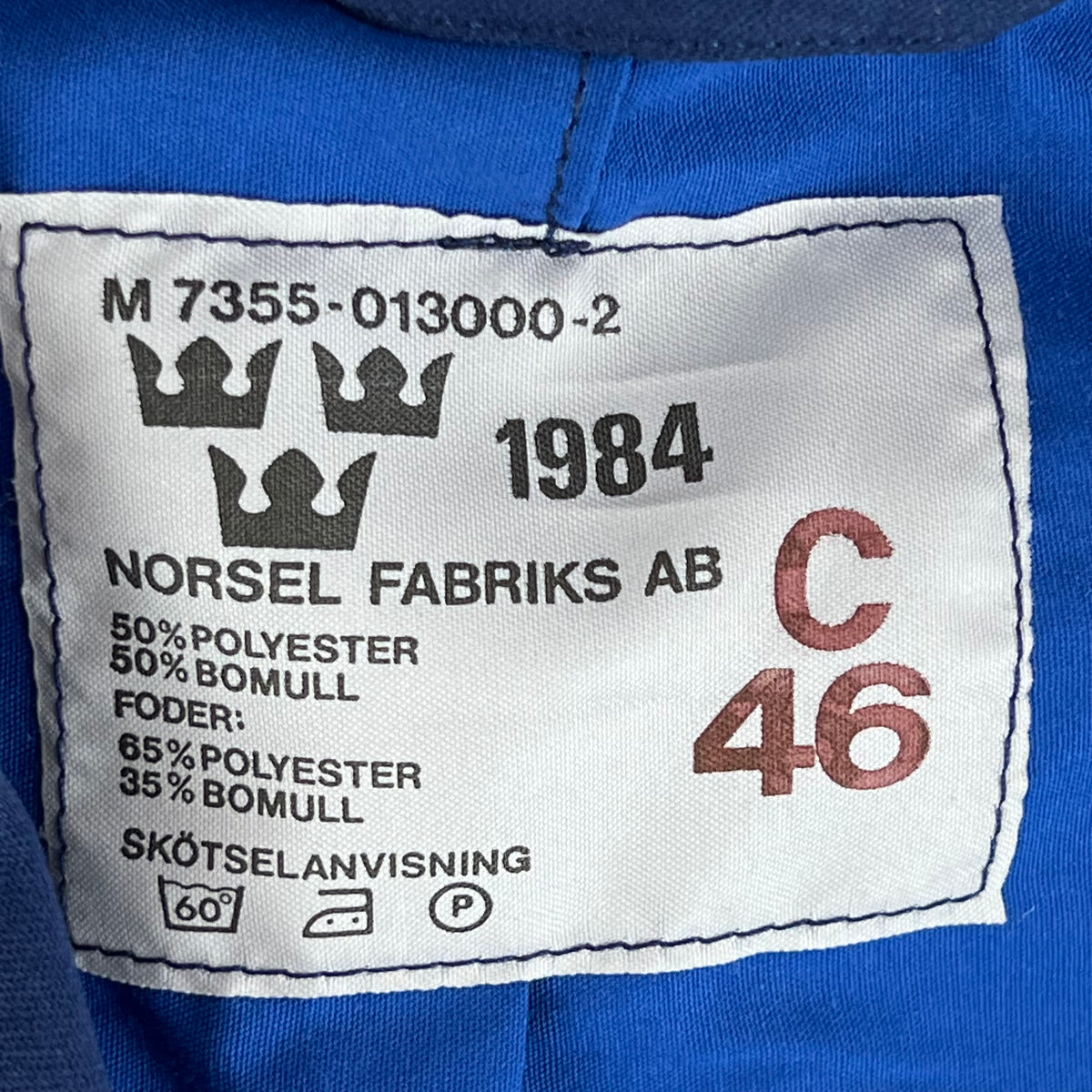 Swedish Navy Blue Work Utility Jacket - Medium