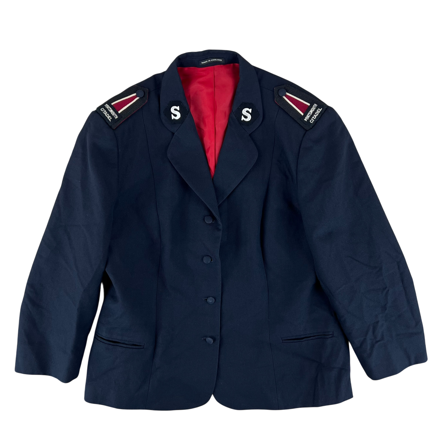 British Salvation Army Women's Ceremonial Dress Jacket - Portsmouth Citadel - Medium