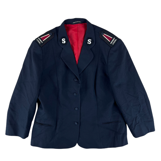 British Salvation Army Women's Ceremonial Dress Jacket - Portsmouth Citadel - Medium