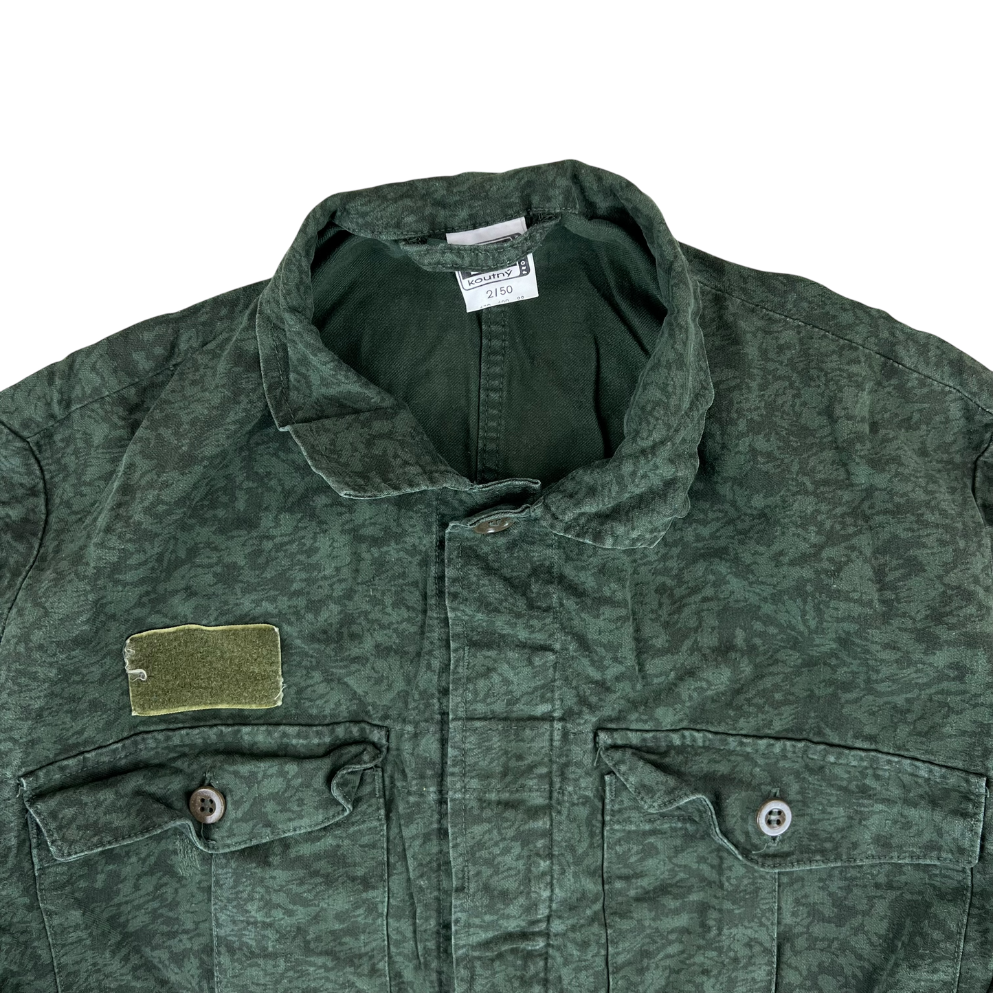 Czech Army Vz.92 Camouflage Work Uniform Jacket - Large