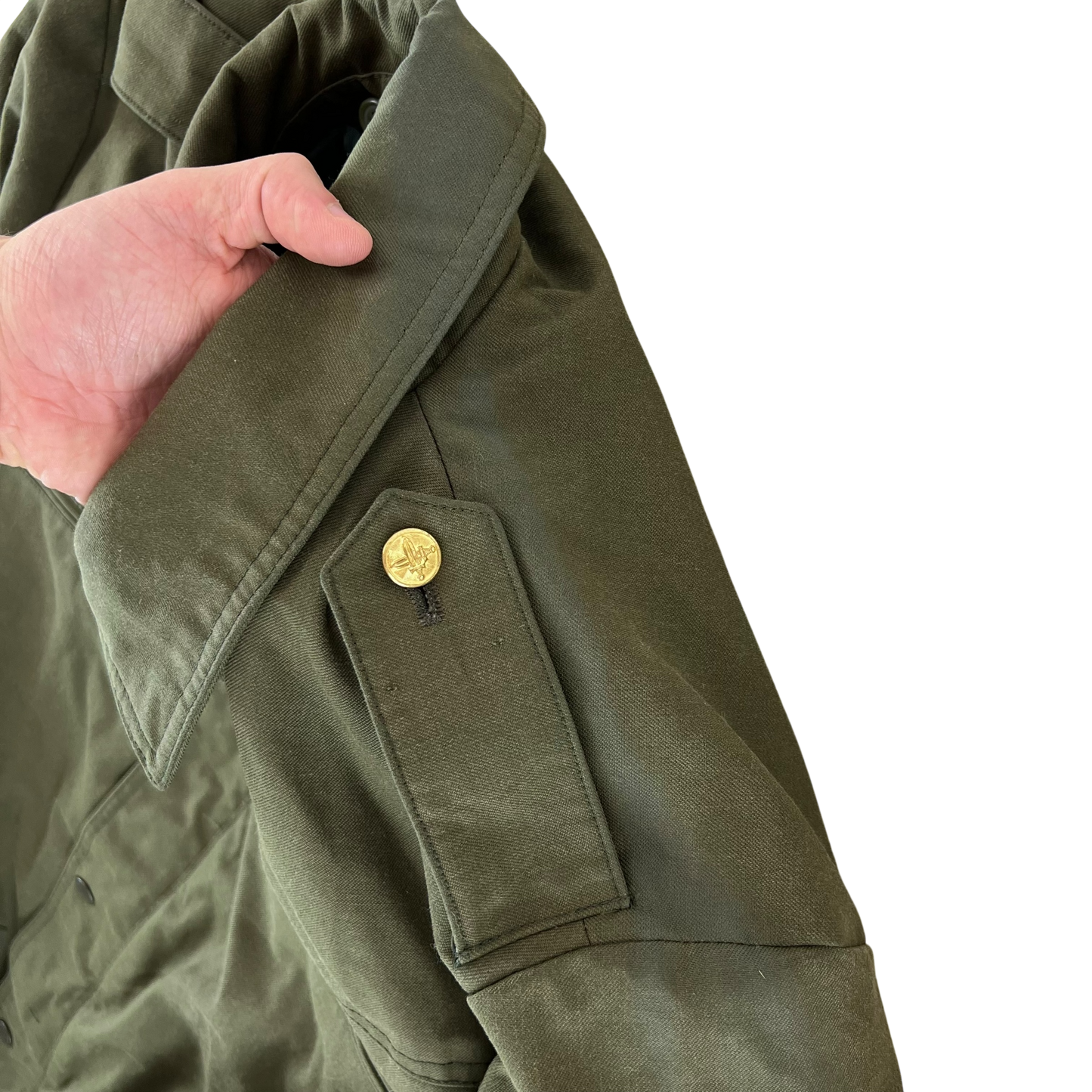Czechoslovak Army M85 Guard's Coat Olive Green - Medium