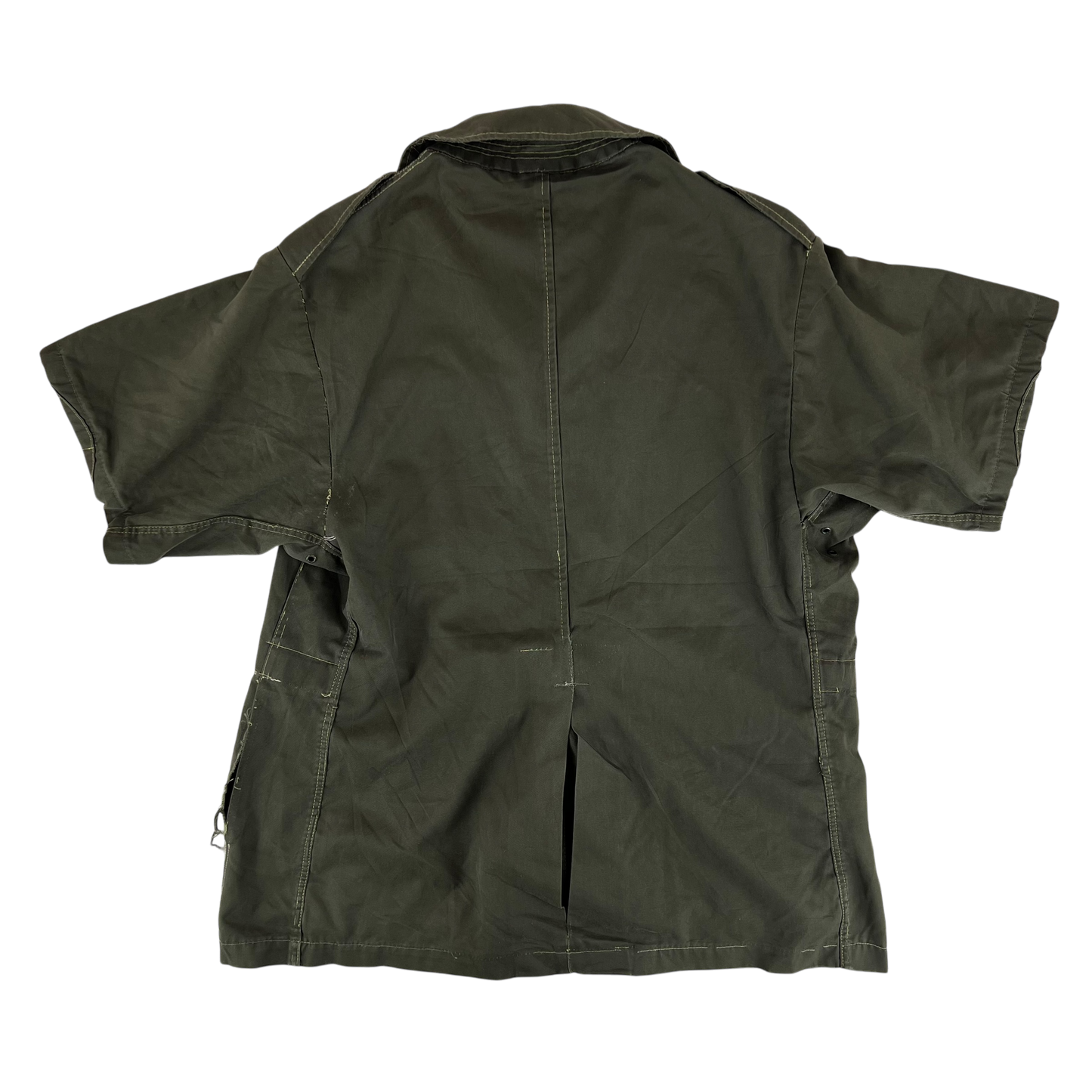 Italian Army Olive Drab Field Tailored Roma 75 Safari Jacket Shirt - Medium