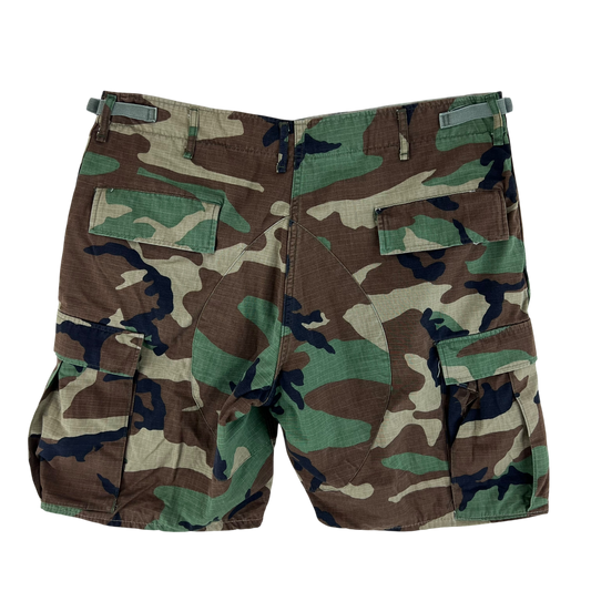 US Army M81 Woodland Camouflage Shorts - W38