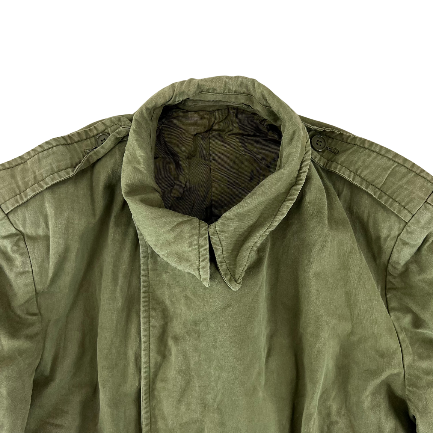 US Army 50s Olive Green Overcoat -