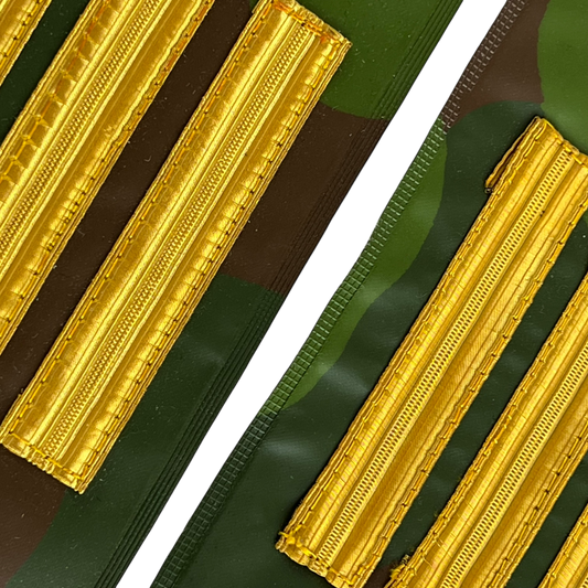 Finnish Army M91 Camo Pair of Major Rank Cuff Tabs